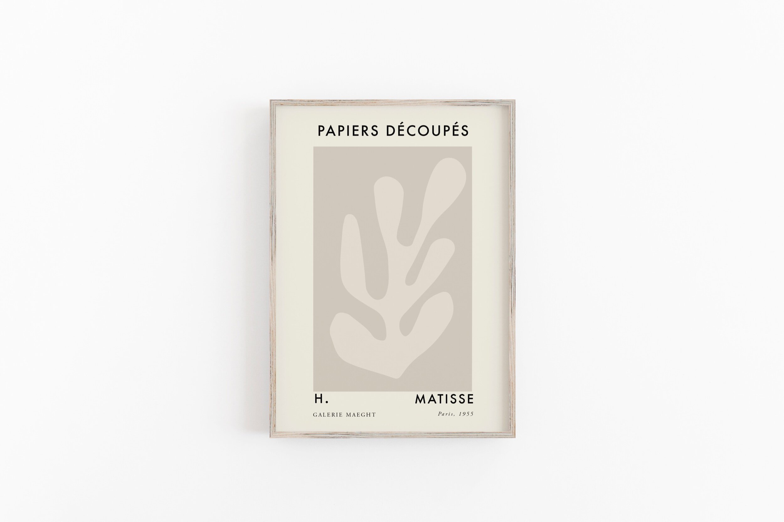 Papiers Decoupes Dusty Rose, Matisse Exhibition Artwork,