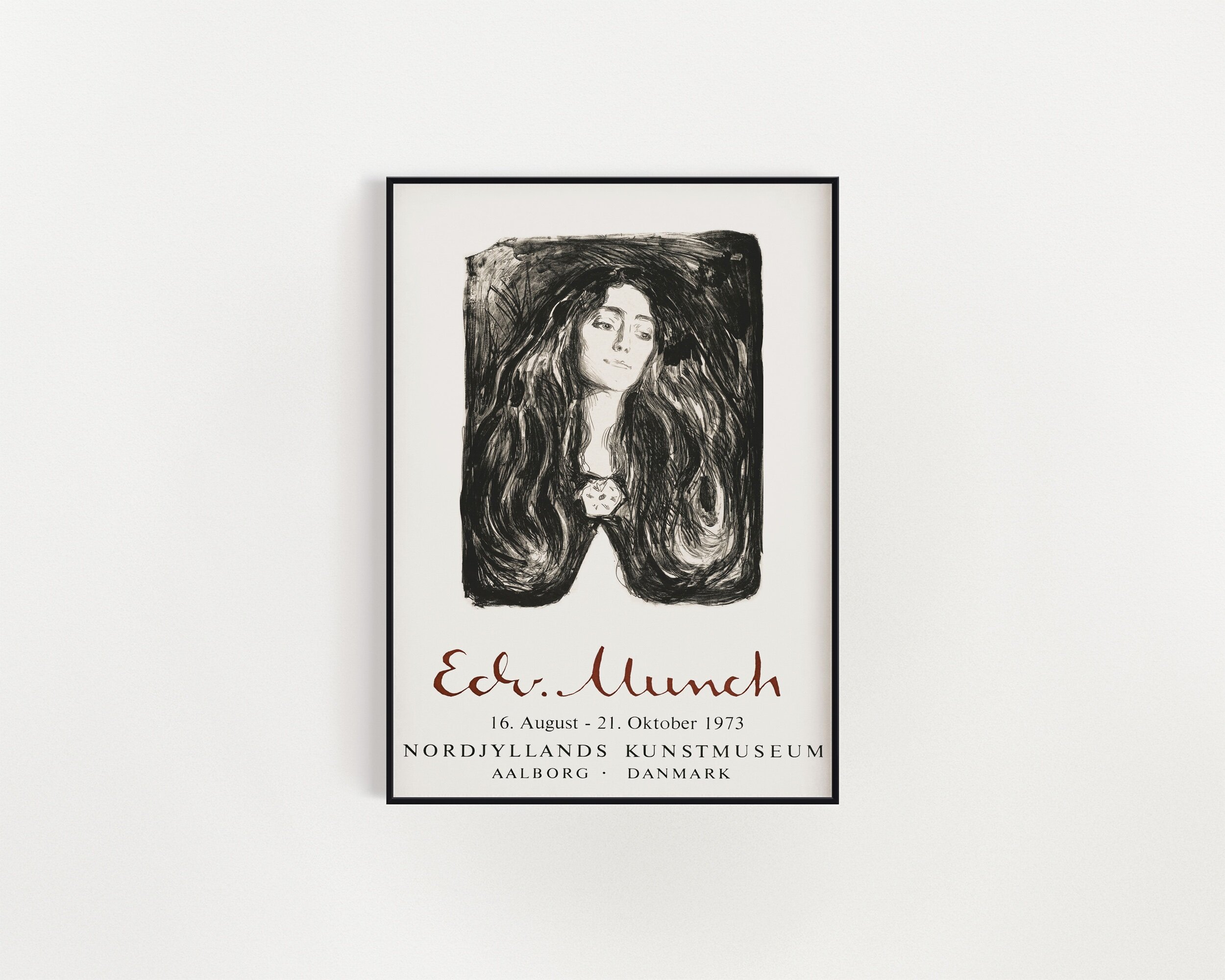 The Brooch Eva Mudocci by Edvard Munch