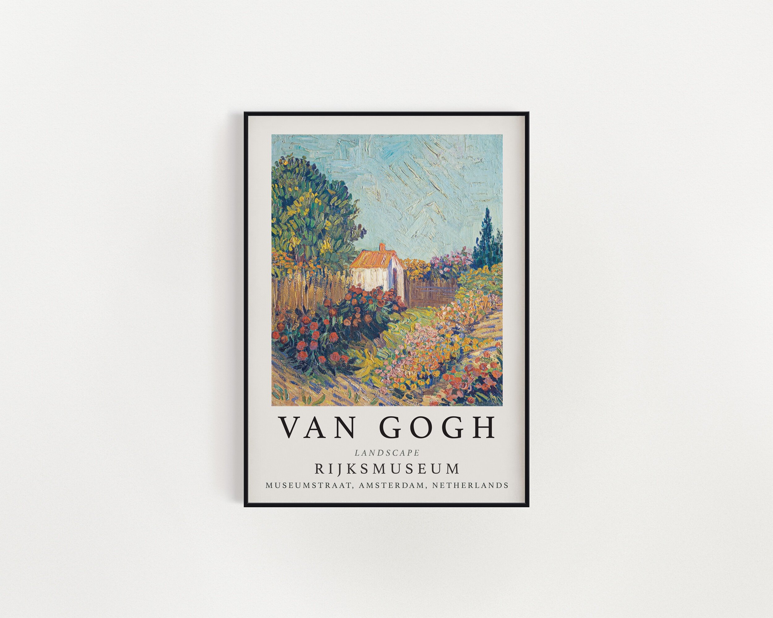 Landscape Exhibition Poster, Vincent Van Gogh