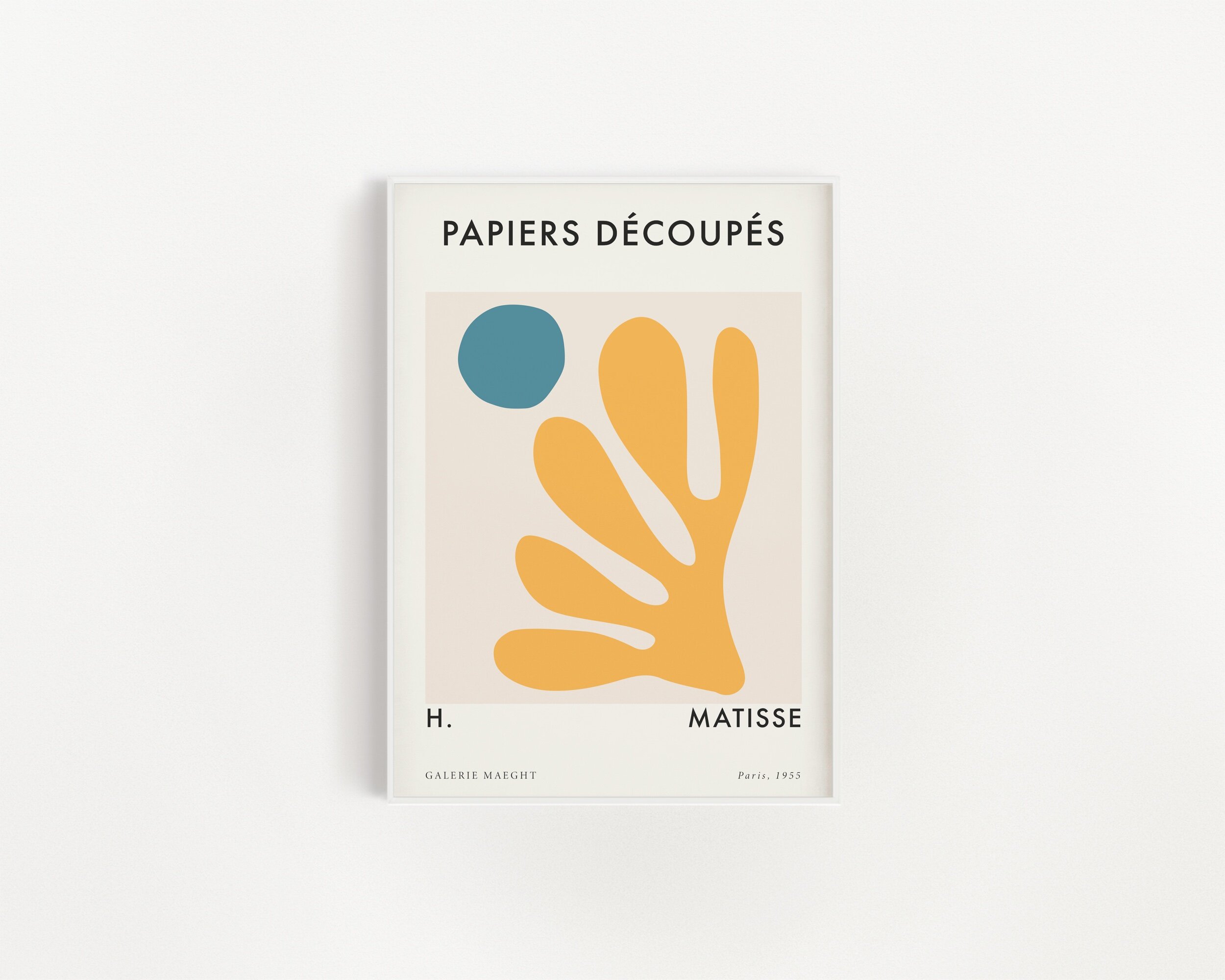 Papier Decoupes, Yellow & Blue