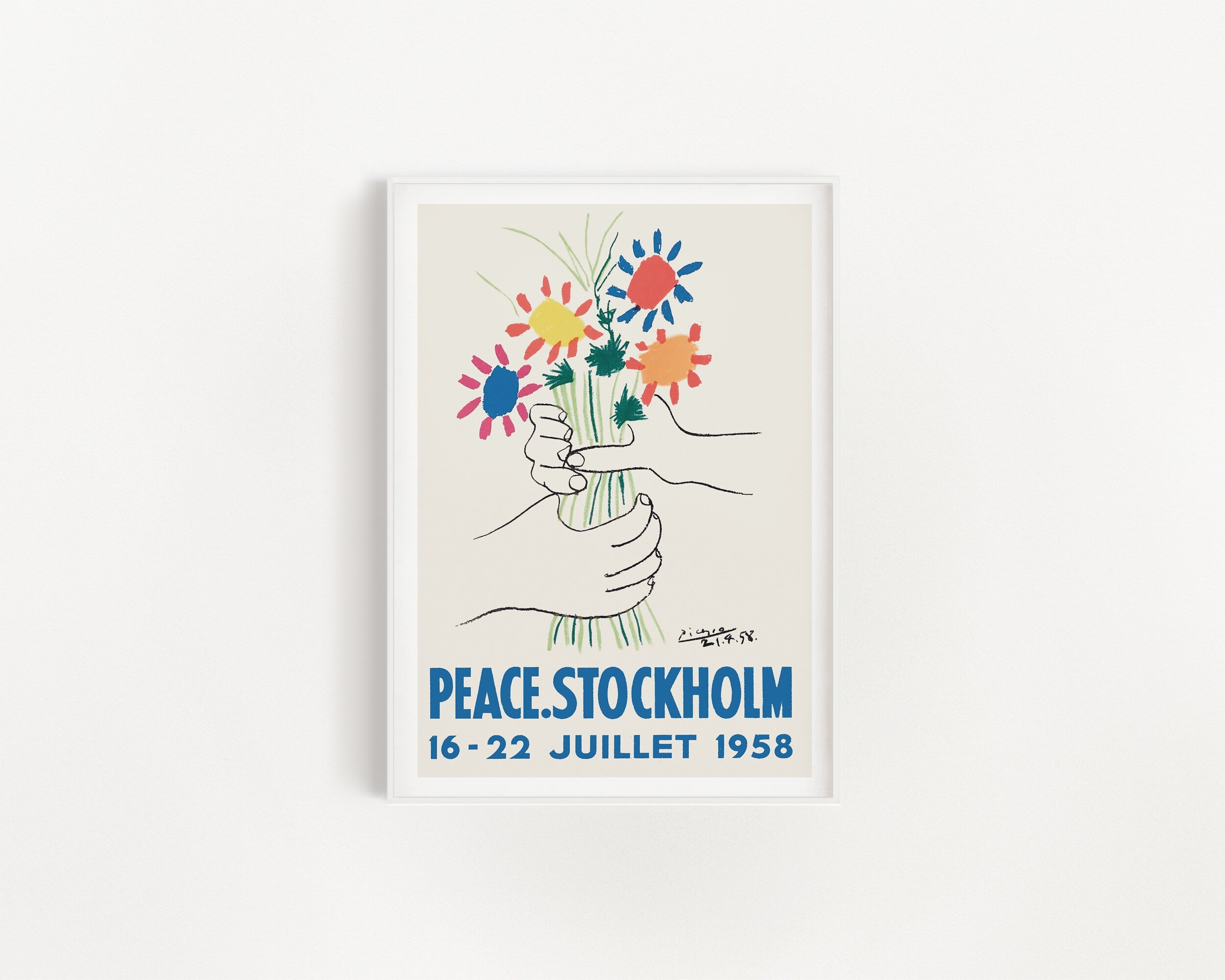 Picasso Stockholm Peace Poster 1958